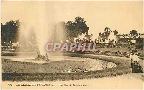 Cartes postales Le Jardin de Versailles Un Jour de Grandes Eaux