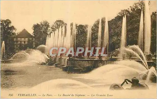 Cartes postales Marseille Le Parc Le Bassin de Neptune Les Grandes Eaux
