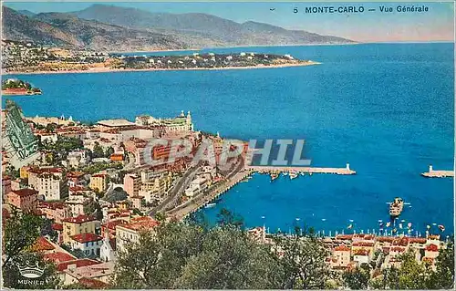Cartes postales Monte Carlo Vue Generale