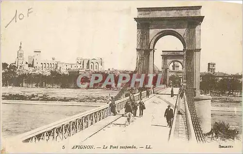 Cartes postales Avignon Le Pont Suspendu