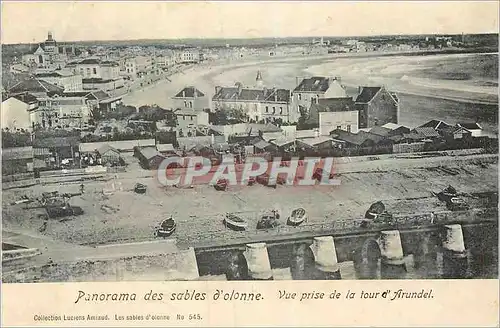 Cartes postales Panorama des Sables d'Olonne Vue prise de la Tour d'Arundel