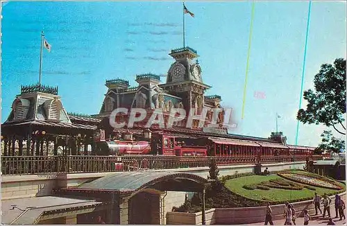 Cartes postales moderne Walt Disney Steam Railroad Train
