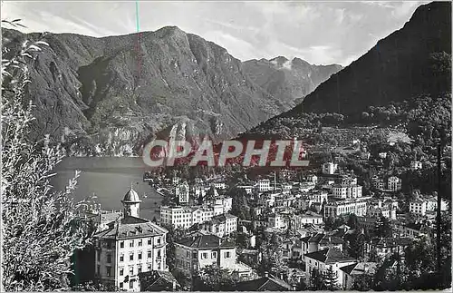 Moderne Karte Lugano Paradiso