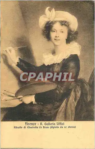 Cartes postales Firenze R Galleria Uffizi Ritratto di Elisabetta le Brun
