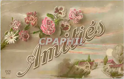 Cartes postales Amities