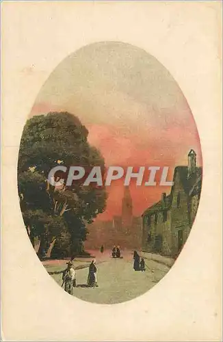 Cartes postales Fantaisie Clocher