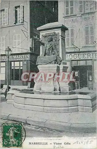 Cartes postales Marseille Victor Gelu Droguerie