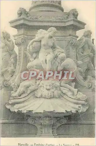 Cartes postales Marseille Fontaine Cantini La Source