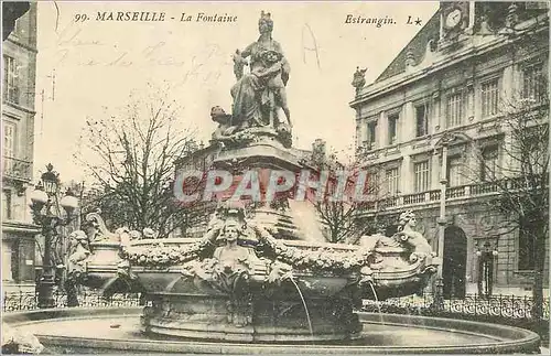 Ansichtskarte AK Marseille Fontaine Estrangin