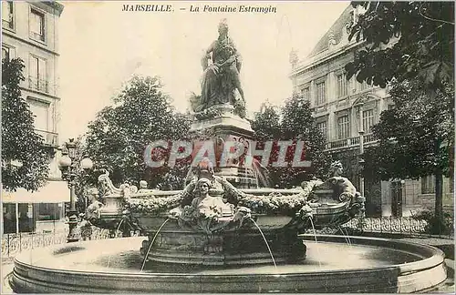 Ansichtskarte AK Marseille Fontaine Estrangin