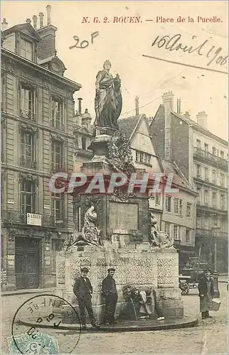 Ansichtskarte AK Rouen Place de la Pucelle