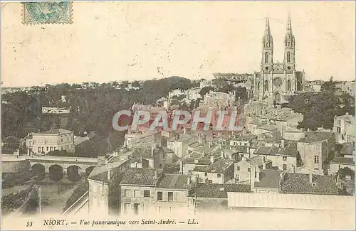 Ansichtskarte AK Niort Vue Panoramique vers Saint Andre