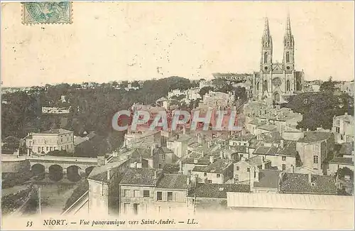 Cartes postales Niort Vue Panoramique vers Saint Andre