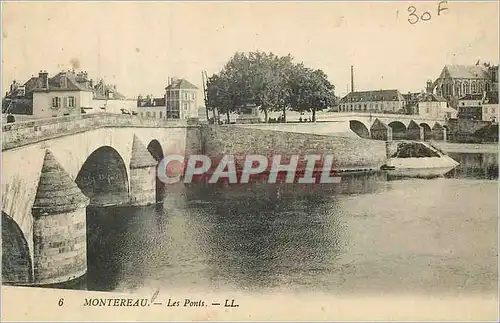 Ansichtskarte AK Montereau Les Ponts