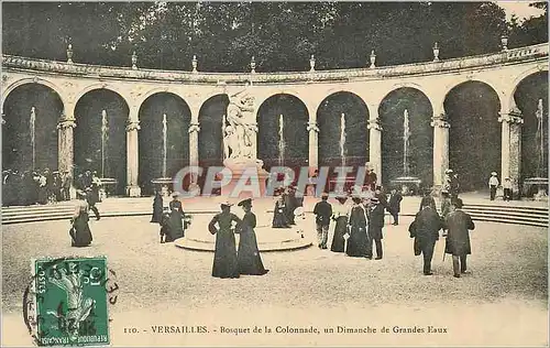 Ansichtskarte AK Versailles Rosquet de la Colonnade un Dimanche de Grandes Eaux