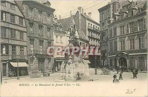 Cartes postales Rouen Le Monument de Jeanne d'Arc