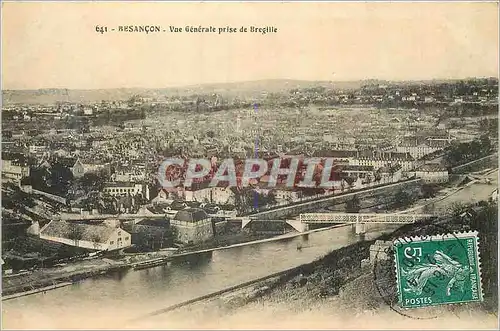 Ansichtskarte AK Besancon Vue Generale de Bregille