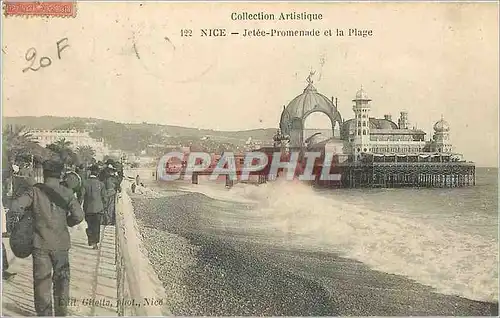 Cartes postales Nice Jetee Promenade et la Plage