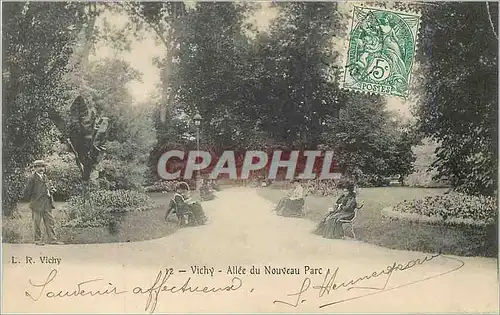 Cartes postales Vichy Allee du Nouveau Parc