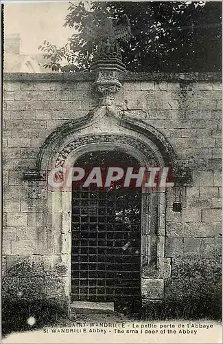 Ansichtskarte AK Saint Wandrille La Petite porte de l'Abbaye