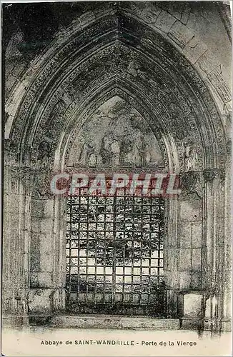Cartes postales Abbaye de Saint Wandrille Porte de la Vierge