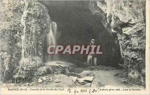 Ansichtskarte AK Baume (Jura) Cascade de la Grotte des Tufs