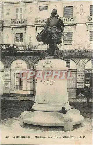 Cartes postales La Rochelle Monument Jean Guiton (1585 1654)