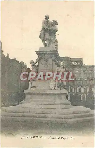 Ansichtskarte AK Marseille Monument Puget