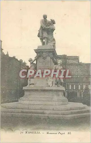Cartes postales Marseille Monument Puget