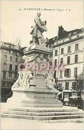 Cartes postales Marseille Monument Puget