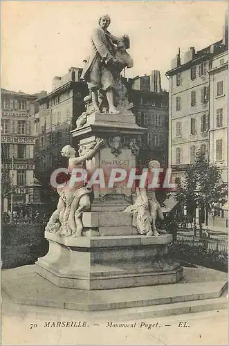 Ansichtskarte AK Marseille Monument Puget