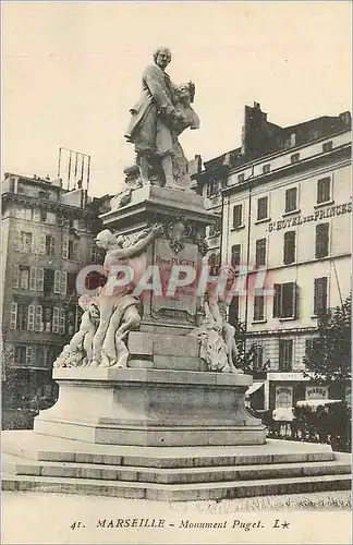 Ansichtskarte AK Marseille Monument Puget