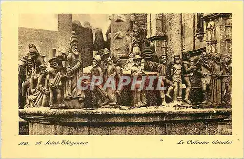 Cartes postales Saint Thegonnec Le Calvaire (detail)