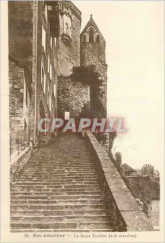 Cartes postales Rocamadour Le Saint Escalier (216 marches)