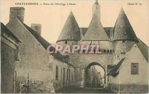 Cartes postales Chateauroux Porte de l'Horloge a Deols