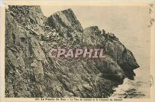 Ansichtskarte AK La Pointe du Raz La Tete de Cochon et le Chapeau du General