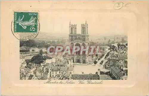 Cartes postales Mantes la Jolie Vue Generale