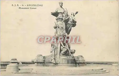 Cartes postales Angouleme Monument Carnot