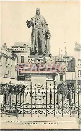 Cartes postales Angouleme Statue Bouilland