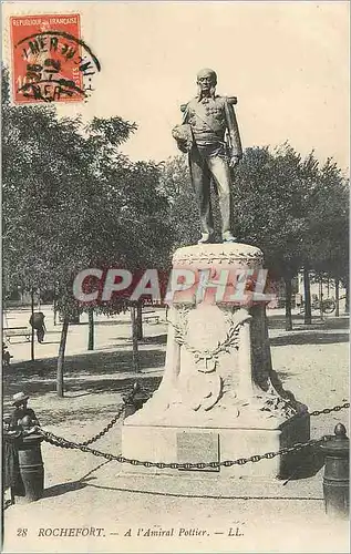Cartes postales Rochefort A l'Amiral Pottier