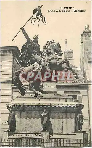 Cartes postales Falaise La Statue de Guillaume le Conquerant