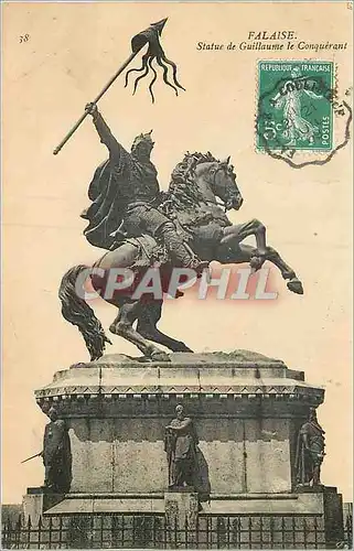 Ansichtskarte AK Falaise La Statue de Guillaume le Conquerant