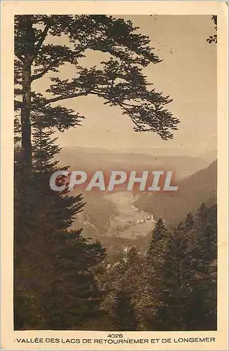 Cartes postales Les Beaux Sites de France Vallee des Lacs de Retournemer et de Longemer