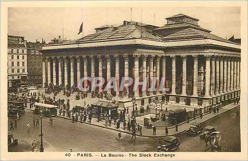 Cartes postales Paris La Bourse