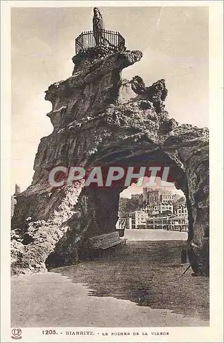 Cartes postales Biarritz Le Rocher de la Vierge