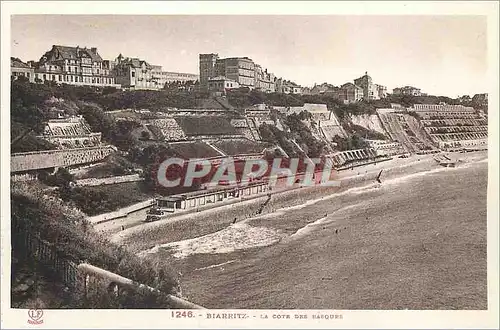 Cartes postales Biarritz La Cote des Basques