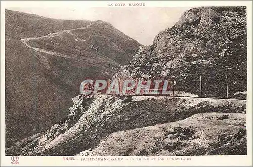 Ansichtskarte AK Saint Jean de Luz La Cote Basque La Rhune et le funiculaire