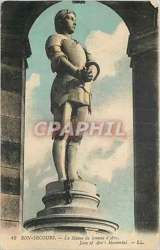 Cartes postales Bon Secours La Statue de Jeanne d'Arc