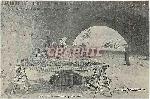 REPRO Les Petits Metiers Parisiens La Matelassiere