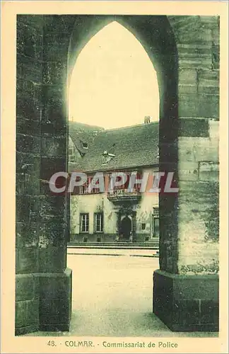 Cartes postales Colmar Commissariat de Police